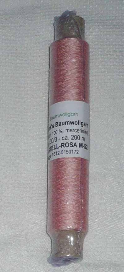 Franks Baumwoll - Garn 30/3 Pastell Rosa 52